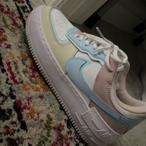 Pastel nike air force 1s